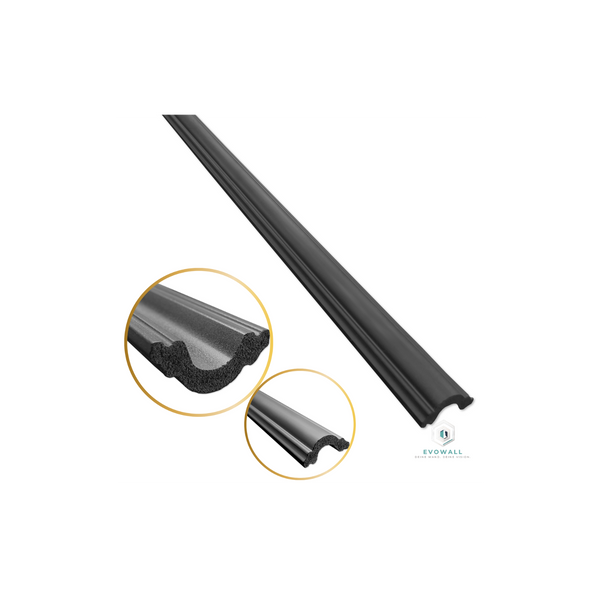 EVOS Border - Black Curved - L