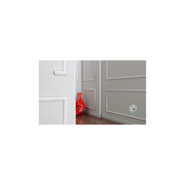 EVOS Border - White Curved - L