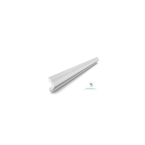 EVOS Border - White Curved - L